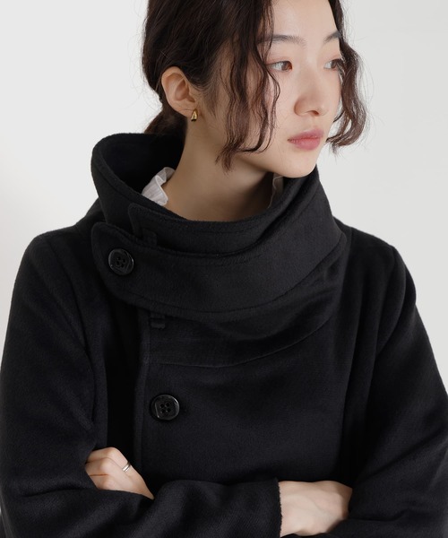 somari imagination（ソマリ イマジネーション）の「スタンドカラー主役ロングコート（その他アウター・レディース・ブラック/グレー/ネイビー・2/1）」の16枚目の写真