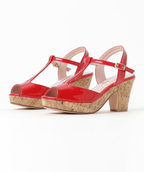 Noubel Voug Relax（ヌーベルヴォーグリラックス）の「Tストラップサンダル（サンダル・レディース・レモンイエロー/ブラック/グレイッシュベージュ/レッド/インディゴブルー・S/L/M/LL）」の5枚目の写真