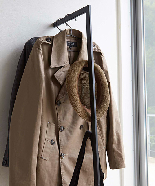 tower（タワー）の「line (ライン) スリムコートハンガー（収納グッズ・レディース・ホワイト/ブラック・ONE SIZE）」の6枚目の写真