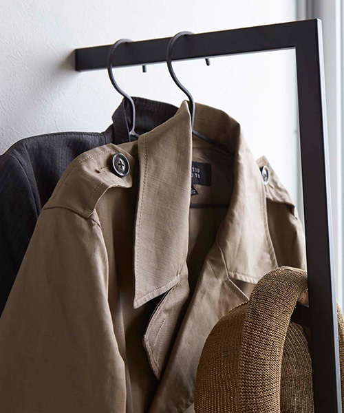 tower（タワー）の「line (ライン) スリムコートハンガー（収納グッズ・レディース・ホワイト/ブラック・ONE SIZE）」の5枚目の写真
