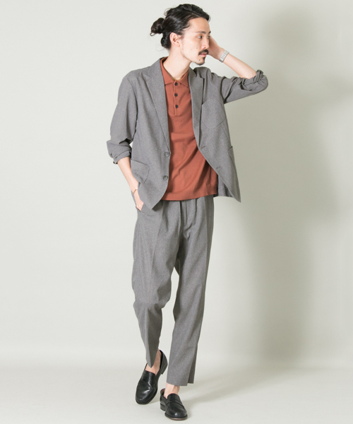 URBAN RESEARCH(アーバンリサーチ)の「COOL DRY KARAMI 2B JACKET(テーラードジャケット・メンズ・グレー/ネイビー・MEDIUM/LARGE)」の7枚目の写真