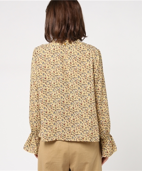 Honeys（ハニーズ）の「衿フリルブラウス（シャツ/ブラウス・レディース・ブルー系その他/ホワイト系その他/ブルー系その他2/イエロー系その他・L/M）」の7枚目の写真