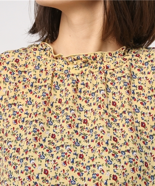 Honeys（ハニーズ）の「衿フリルブラウス（シャツ/ブラウス・レディース・ブルー系その他/ホワイト系その他/ブルー系その他2/イエロー系その他・L/M）」の8枚目の写真