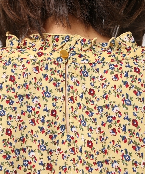 Honeys（ハニーズ）の「衿フリルブラウス（シャツ/ブラウス・レディース・ブルー系その他/ホワイト系その他/ブルー系その他2/イエロー系その他・L/M）」の9枚目の写真