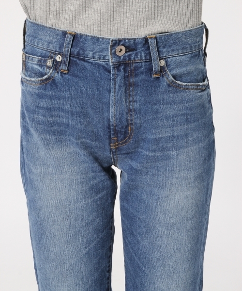 GLOBAL WORK(グローバルワーク)の「DENIMロールアップ/770896(デニムパンツ・レディース・ブルー・LARGE/MEDIUM)」の4枚目の写真