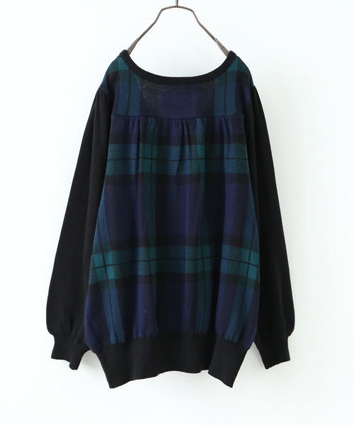 osharewalker(オシャレウォーカー)の「『ブラックウォッチカーディガン』(カーディガン/ボレロ・レディース・グリーン系その他・2/1)」の4枚目の写真