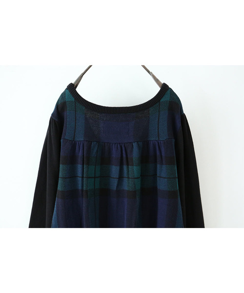 osharewalker(オシャレウォーカー)の「『ブラックウォッチカーディガン』(カーディガン/ボレロ・レディース・グリーン系その他・2/1)」の5枚目の写真