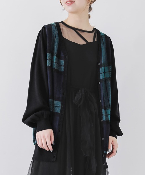 osharewalker(オシャレウォーカー)の「『ブラックウォッチカーディガン』(カーディガン/ボレロ・レディース・グリーン系その他・2/1)」の14枚目の写真