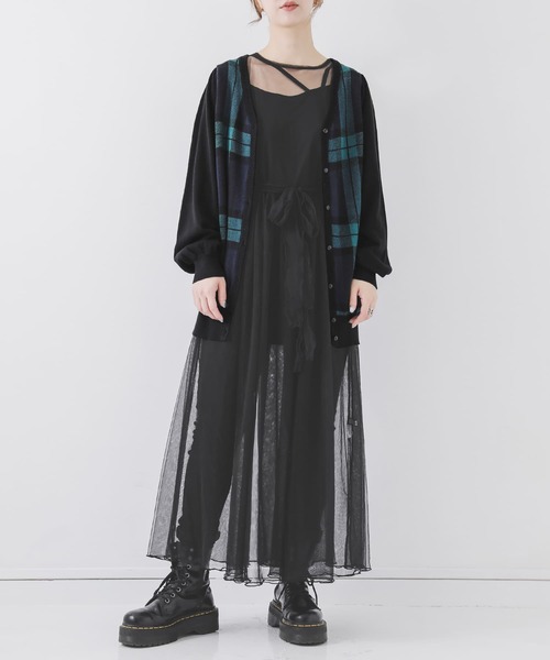 osharewalker(オシャレウォーカー)の「『ブラックウォッチカーディガン』(カーディガン/ボレロ・レディース・グリーン系その他・2/1)」の18枚目の写真