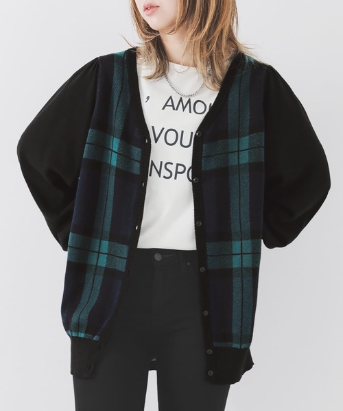 osharewalker(オシャレウォーカー)の「『ブラックウォッチカーディガン』(カーディガン/ボレロ・レディース・グリーン系その他・2/1)」の20枚目の写真