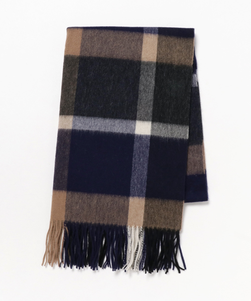 un dix cors（アンディコール）の「ウールチェックストール（ストール