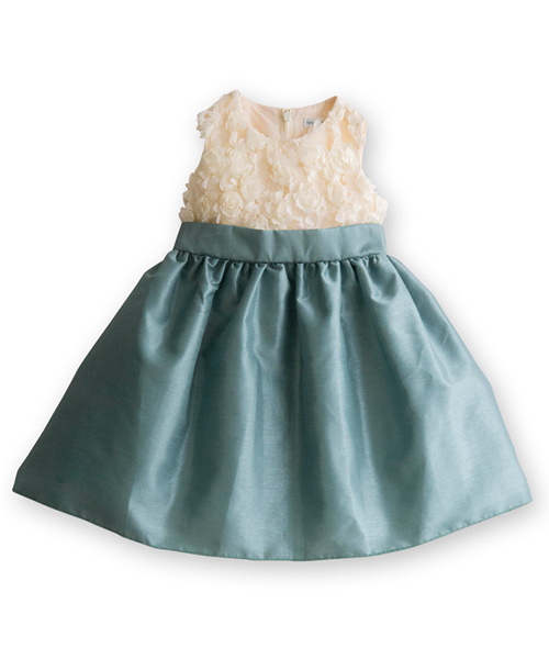 Catherine Cottage（キャサリンコテージ）の「ローズパーティーベビードレス（ドレス・キッズ・グリーン/ゴールド/レッド/ピンク/シルバー・80/90）」の6枚目の写真