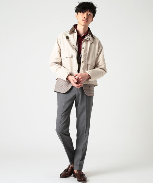 Barbour（バブアー）の「◎Barbour / 別注 ORIGINAL SPEY シェイプメモリー ジャケット（ブルゾン・メンズ・ベージュ/クリーム・L/M/S/XS/X-LARGE）」の11枚目の写真