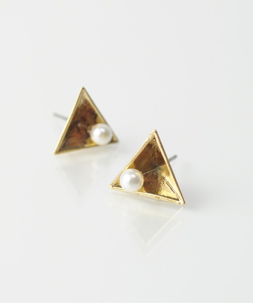 petitcro（プティクロ）の「ポイントパールピアス（ピアス（両耳用）・レディース・ゴールド/ゴールド系その他3/ゴールド系その他4/ゴールド系その他2・ONE SIZE）」の6枚目の写真