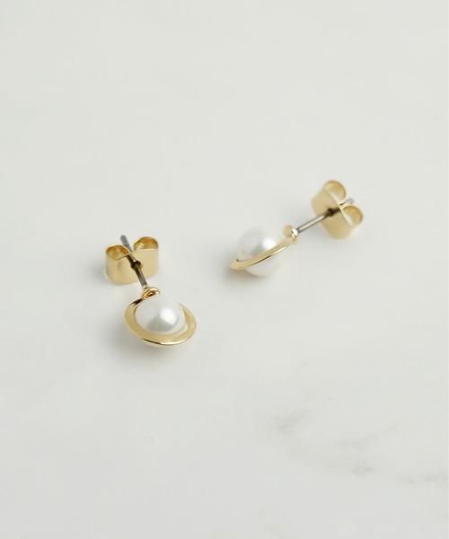 petitcro（プティクロ）の「ポイントパールピアス（ピアス（両耳用）・レディース・ゴールド/ゴールド系その他3/ゴールド系その他4/ゴールド系その他2・ONE SIZE）」の11枚目の写真