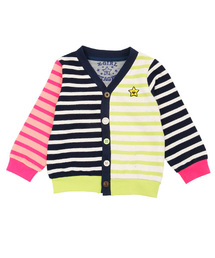 X-girl Stages | STRIPY  CARDIGAN　(4T～7Ｔ)(カーディガン/ボレロ)