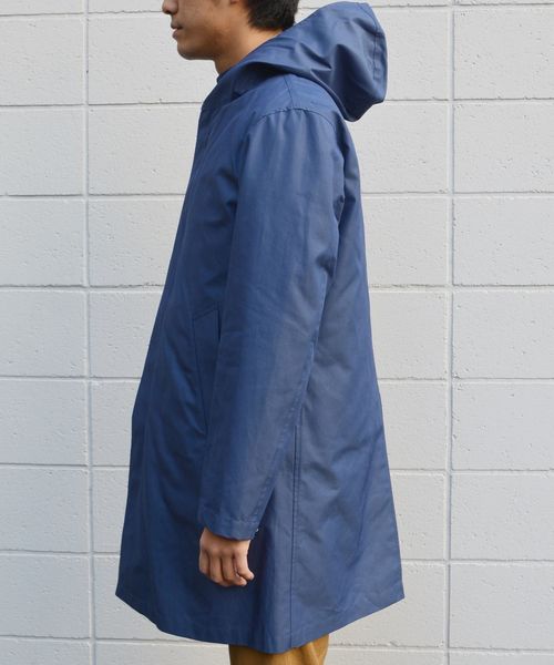 SHIPS(シップス)の「SC: "Shuttle notes" ギザコットン 3WAY フーデッド コート(モッズコート・メンズ・ネイビー/オリーブ/キャメル・LARGE/MEDIUM/SMALL/X-LARGE)」の4枚目の写真