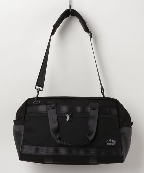 BLACKLABEL ブラックレーベル　ボストンバック　レザー Manhattan Portage BLACK LABEL（マンハッタンポーテージ ブラック