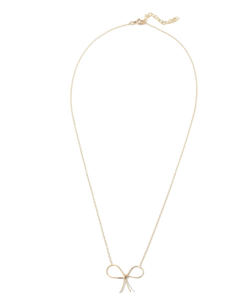 Soareak（ソアリーク）の「【by boe】 リボンネックレス L（ネックレス・レディース・ゴールド・FREE）」の2枚目の写真