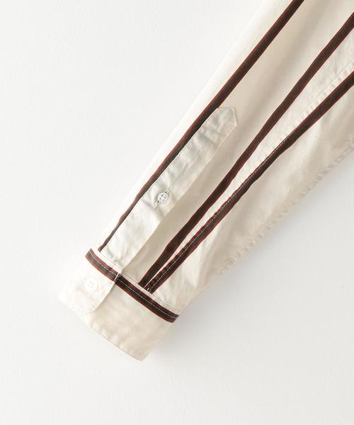 Steven Alan（スティーブンアラン）の「＜Steven Alan＞ DOBBY STRIPE SINGLE NEEDLE SHIRT/シャツ（シャツ/ブラウス・メンズ・ナチュラル・MEDIUM/LARGE/SMALL/X-LARGE）」の4枚目の写真