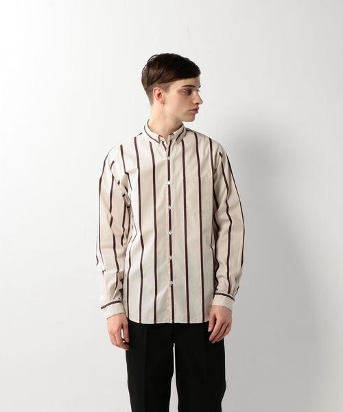Steven Alan（スティーブンアラン）の「＜Steven Alan＞ DOBBY STRIPE SINGLE NEEDLE SHIRT/シャツ（シャツ/ブラウス・メンズ・ナチュラル・MEDIUM/LARGE/SMALL/X-LARGE）」の6枚目の写真