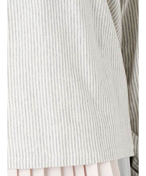 merry jenny（メリージェニー）の「白昼夢ビーズ刺繍ロンTee（Tシャツ/カットソー・レディース・オフホワイト/グレー/ピンク・FREE）」の8枚目の写真