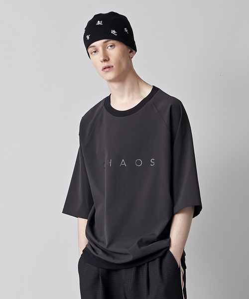 NOISE MAKER（ノイズメーカー）の「クリアプリント裾リブビッグTシャツ（Tシャツ/カットソー・メンズ・ブラック/オフホワイト/ライトグリーン・FREE）」の3枚目の写真