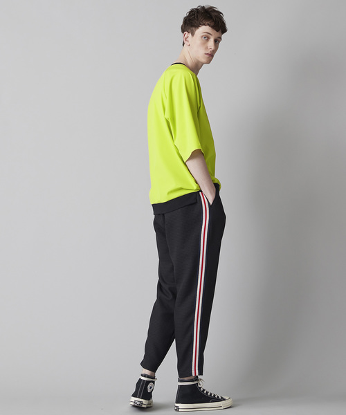 NOISE MAKER（ノイズメーカー）の「クリアプリント裾リブビッグTシャツ（Tシャツ/カットソー・メンズ・ブラック/オフホワイト/ライトグリーン・FREE）」の15枚目の写真