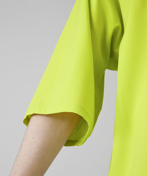 NOISE MAKER（ノイズメーカー）の「クリアプリント裾リブビッグTシャツ（Tシャツ/カットソー・メンズ・ブラック/オフホワイト/ライトグリーン・FREE）」の10枚目の写真