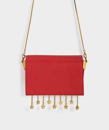 チェーンディテールクロスボディバッグ / CHARM DETAIL CROSSBODY BAG