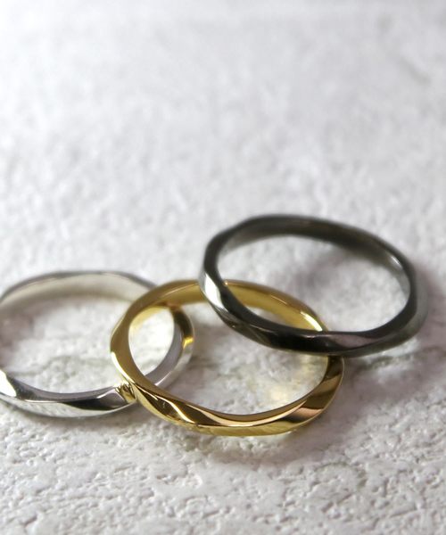 YArKA（ヤーカ）の「【YArKA/ヤーカ】silver925 twist ring [taif]/シルバー925 ツイストリング（リング・レディース・ブラック/シルバー/ゴールド・#13/#11/#15/#9/#7/#17/#21/#19）」の18枚目の写真