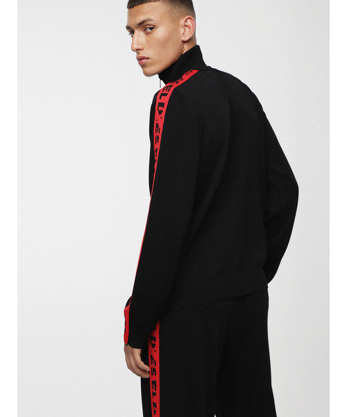 DIESEL（ディーゼル）の「メンズ ニット ジップアップニットカーディガン（ニット/セーター・メンズ・ブラック/ネイビー・SMALL/MEDIUM/LARGE/X-LARGE/X-SMALL/XX-LARGE）」の6枚目の写真