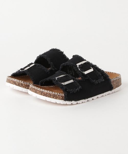 VENCEEXCHANGE（ヴァンスエクスチェンジ）の「2バンドサンダル（サンダル・レディース・オフホワイト/ブラック/ライトブルー・M/L）」の3枚目の写真