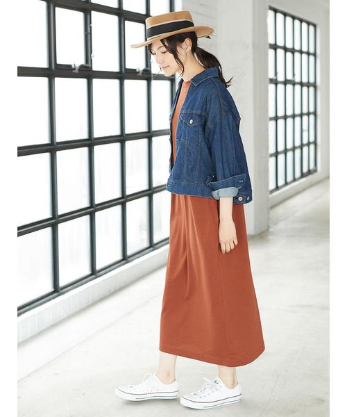 AMERICAN HOLIC（アメリカンホリック）の「・ロングカットマキシワンピース（ワンピース・レディース・ブラック/テラコッタ/グレー系その他/カーキ・FREE）」の10枚目の写真