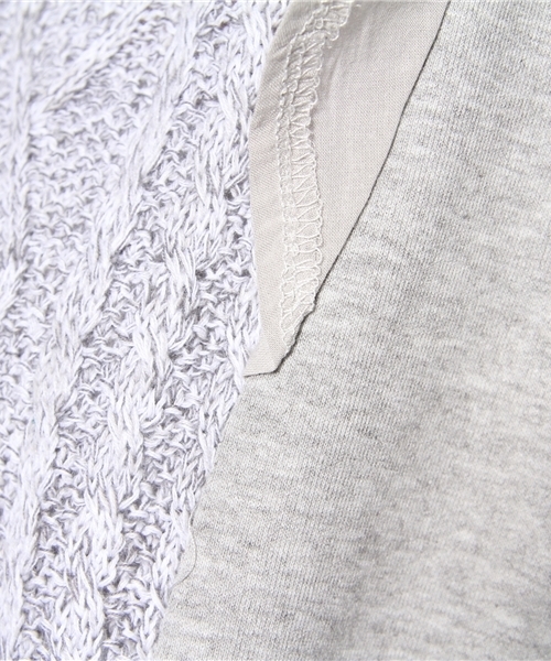 Another Edition（アナザーエディション）の「AE 3クロス フリル SSL T（Tシャツ/カットソー・レディース・ホワイト/グレー/ライトピンク・フリー）」の10枚目の写真