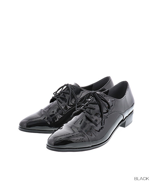 RANDA（ランダ）の「CAMILLE BIS RANDA/スタッズヒールオックスフォードシューズ（ドレスシューズ・レディース・ブラック/ベージュ系その他・S/M/L/LL）」の2枚目の写真