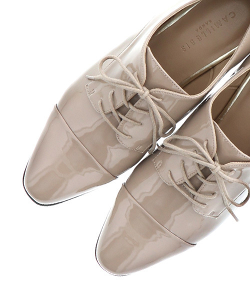 RANDA（ランダ）の「CAMILLE BIS RANDA/スタッズヒールオックスフォードシューズ（ドレスシューズ・レディース・ブラック/ベージュ系その他・S/M/L/LL）」の4枚目の写真