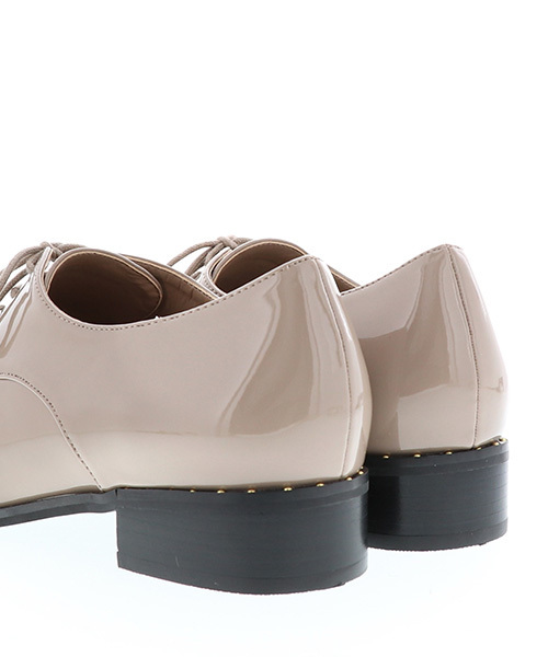 RANDA（ランダ）の「CAMILLE BIS RANDA/スタッズヒールオックスフォードシューズ（ドレスシューズ・レディース・ブラック/ベージュ系その他・S/M/L/LL）」の5枚目の写真