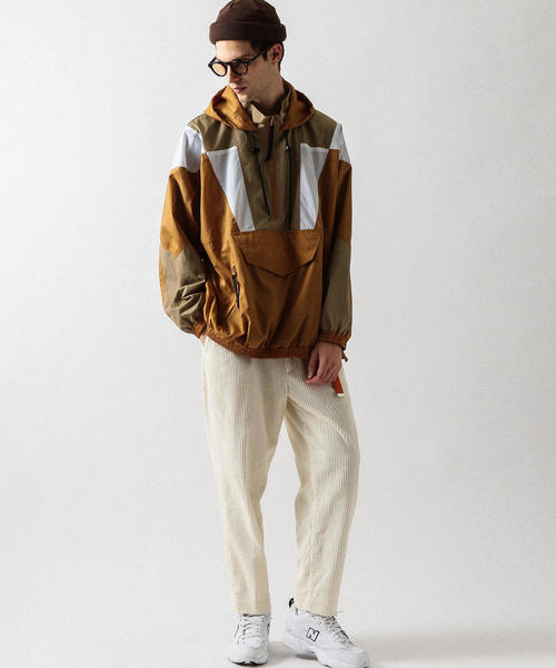 BEAUTY&YOUTH UNITED ARROWS（ビューティーアンドユースユナイテッドアローズ）の「【WEB限定】 by ナイロン アノラック ◆（ナイロンジャケット・メンズ・ダークグリーン/ベージュ・LARGE/MEDIUM/SMALL）」の16枚目の写真