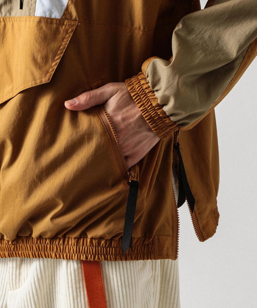 BEAUTY&YOUTH UNITED ARROWS（ビューティーアンドユースユナイテッドアローズ）の「【WEB限定】 by ナイロン アノラック ◆（ナイロンジャケット・メンズ・ダークグリーン/ベージュ・LARGE/MEDIUM/SMALL）」の10枚目の写真