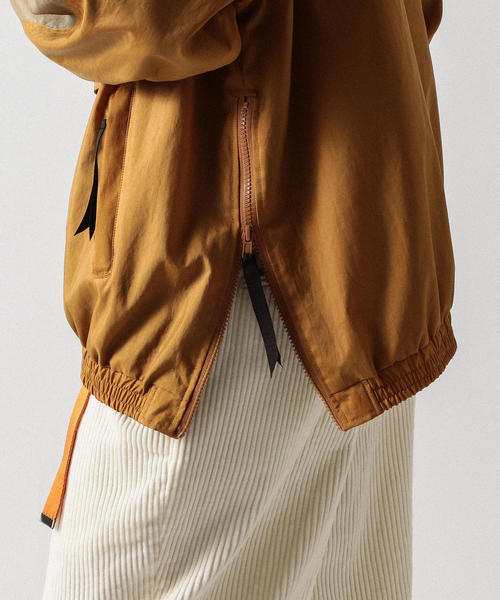 BEAUTY&YOUTH UNITED ARROWS（ビューティーアンドユースユナイテッドアローズ）の「【WEB限定】 by ナイロン アノラック ◆（ナイロンジャケット・メンズ・ダークグリーン/ベージュ・LARGE/MEDIUM/SMALL）」の9枚目の写真