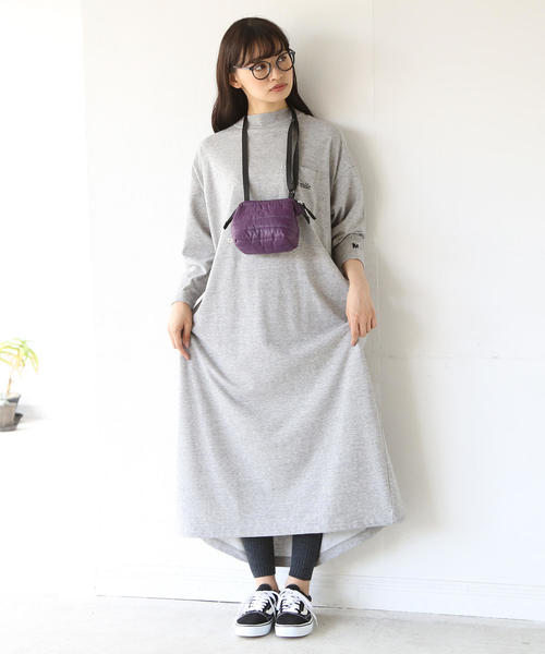 coen（コーエン）の「【1M】 ドライジャージーマキシワンピース（ワンピース・レディース・グレー/ネイビー・FREE）」の12枚目の写真