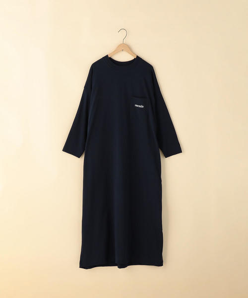 coen（コーエン）の「【1M】 ドライジャージーマキシワンピース（ワンピース・レディース・グレー/ネイビー・FREE）」の7枚目の写真