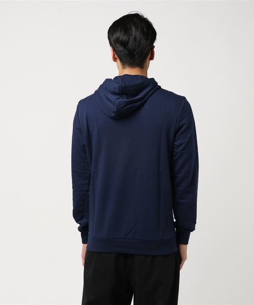 PUMA（プーマ）の「WEGO/PUMA ロゴフーディー（パーカー・メンズ・ブラック/ネイビー/杢グレー・MEDIUM/SMALL）」の7枚目の写真