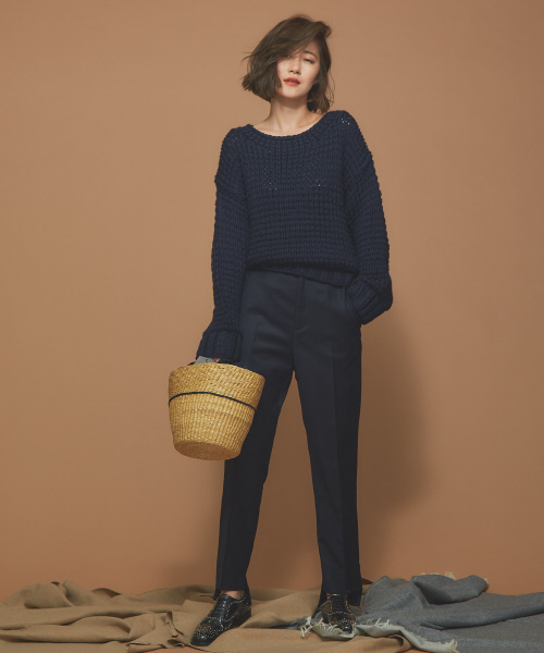 Abahouse Devinette（ドゥヴィネット）の「クリースパンツ（その他パンツ・レディース・ベージュ/グレー/ダークネイビー・40/38/36）」の16枚目の写真