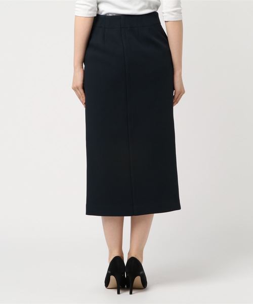 Abahouse Devinette(ドゥヴィネット)の「フロントスリットスカート(スカート・レディース・ネイビー/ピンク・38/36)」の3枚目の写真