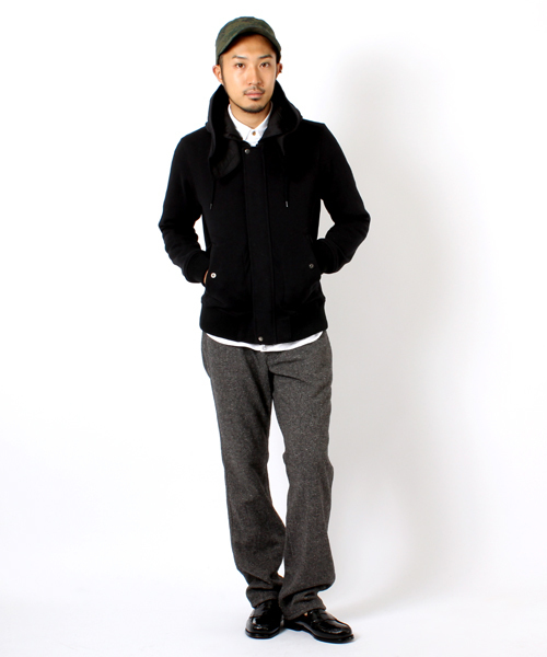 BEAMS（ビームス）の「BEAMS / レイズド モッズ スウェットパーカー（パーカー・メンズ・ブラック/オリーブ・SMALL/MEDIUM/LARGE/X-LARGE）」の15枚目の写真