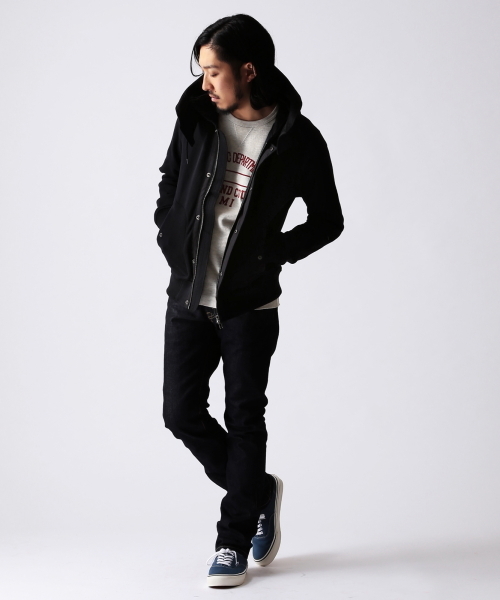 BEAMS（ビームス）の「BEAMS / レイズド モッズ スウェットパーカー（パーカー・メンズ・ブラック/オリーブ・SMALL/MEDIUM/LARGE/X-LARGE）」の17枚目の写真