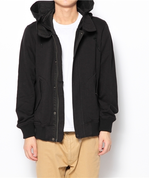 BEAMS（ビームス）の「BEAMS / レイズド モッズ スウェットパーカー（パーカー・メンズ・ブラック/オリーブ・SMALL/MEDIUM/LARGE/X-LARGE）」の5枚目の写真