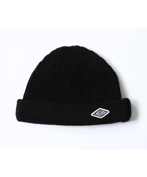 MAGIC NUMBER(マジック ナンバー)の「SHORT 2WAY BEANIE(ニットキャップ/ビーニー)」|ブラック